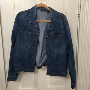 Susan Graver Light Blue Denim Jacket